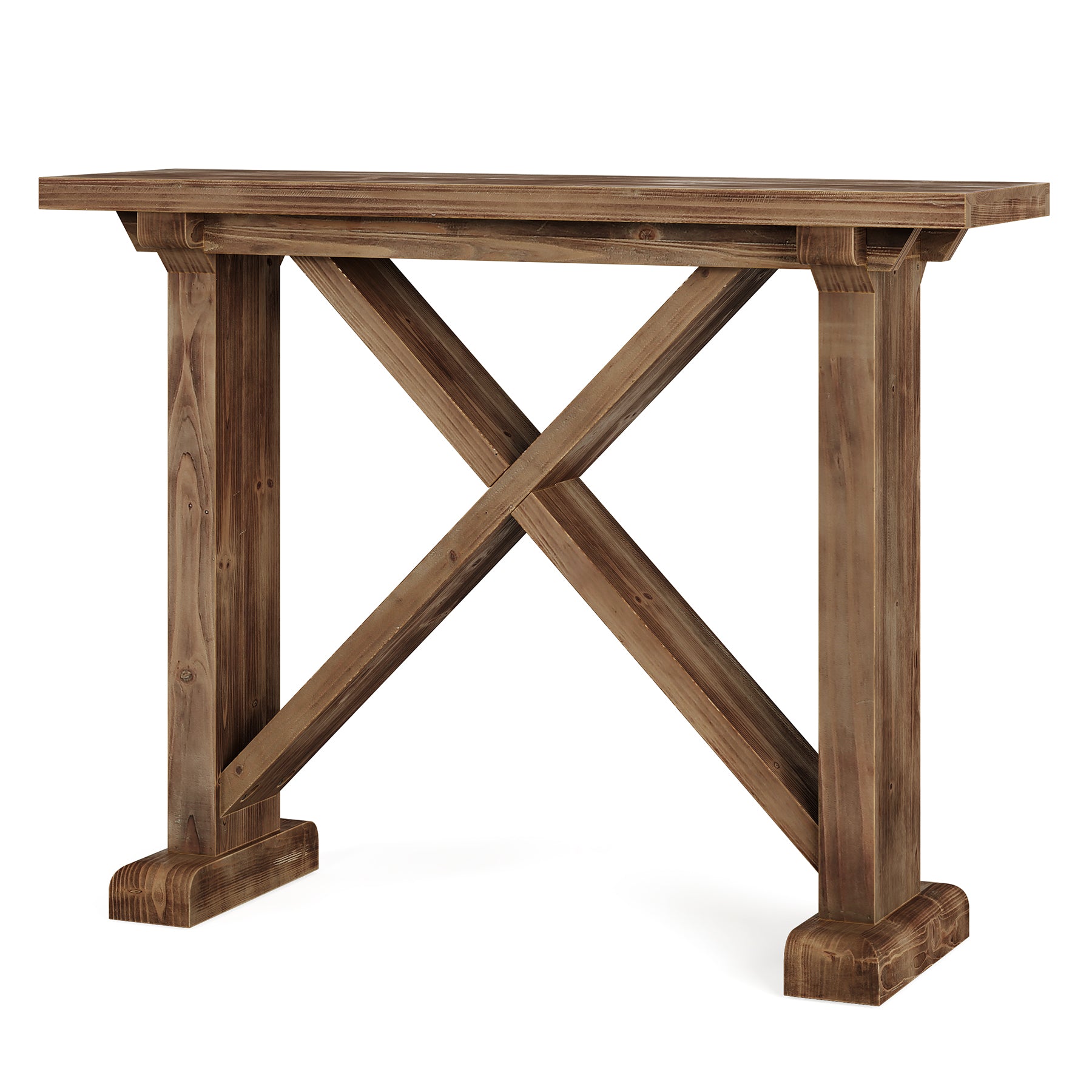 41.3" Console Table, Farmhouse Wood Entryway Table Sofa Table