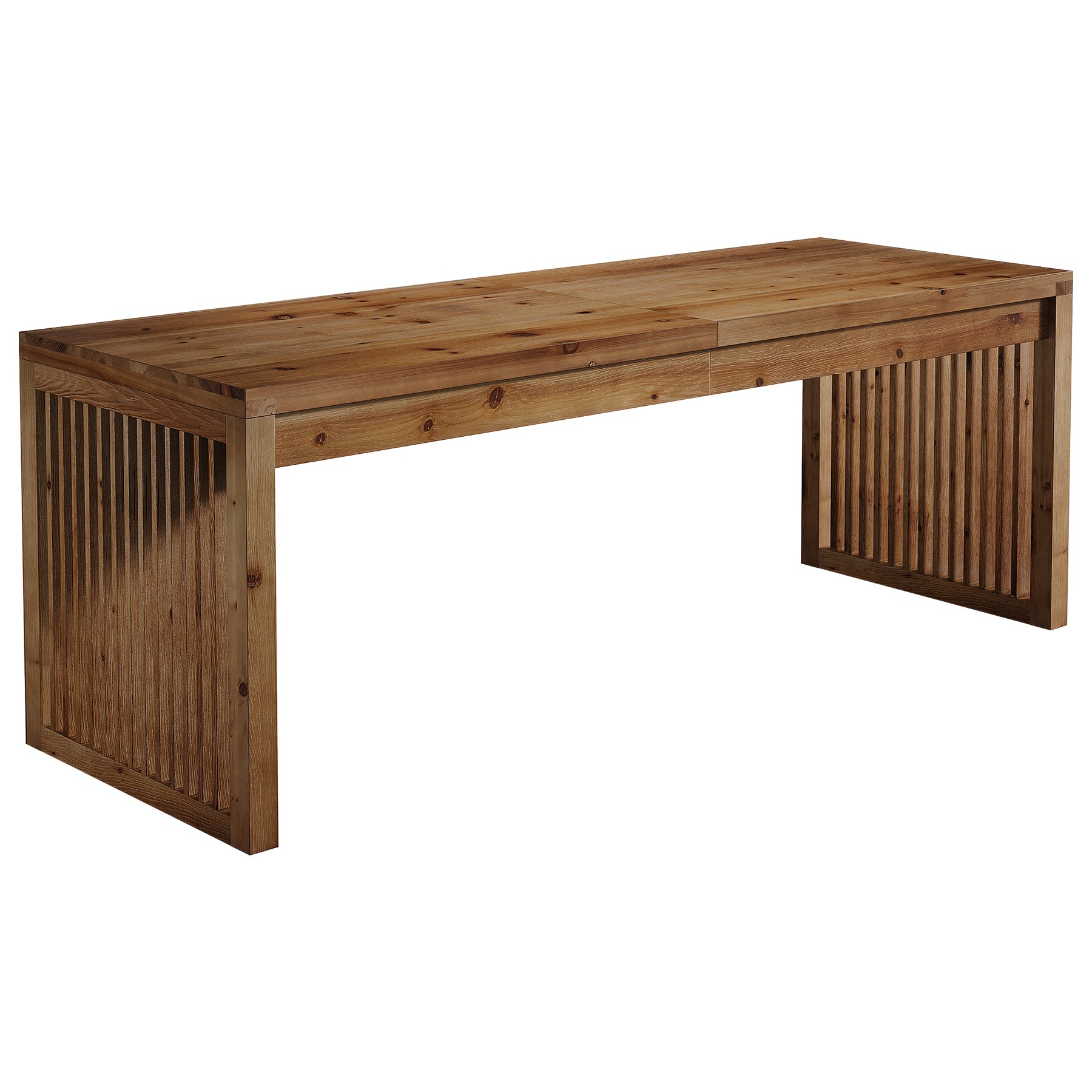 78.7" Solid Wood 2-Person Desk, Large Computer Desk for Home Office