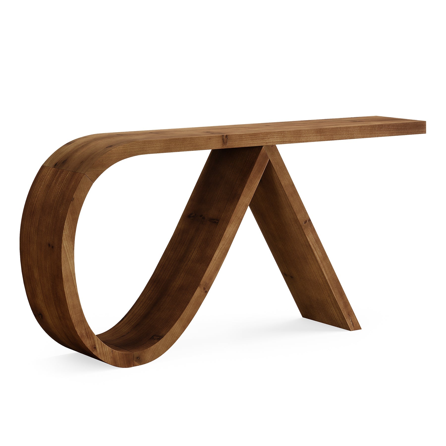 Solid Wood Console Table, 57" Entryway Sofa Table Behind Couch