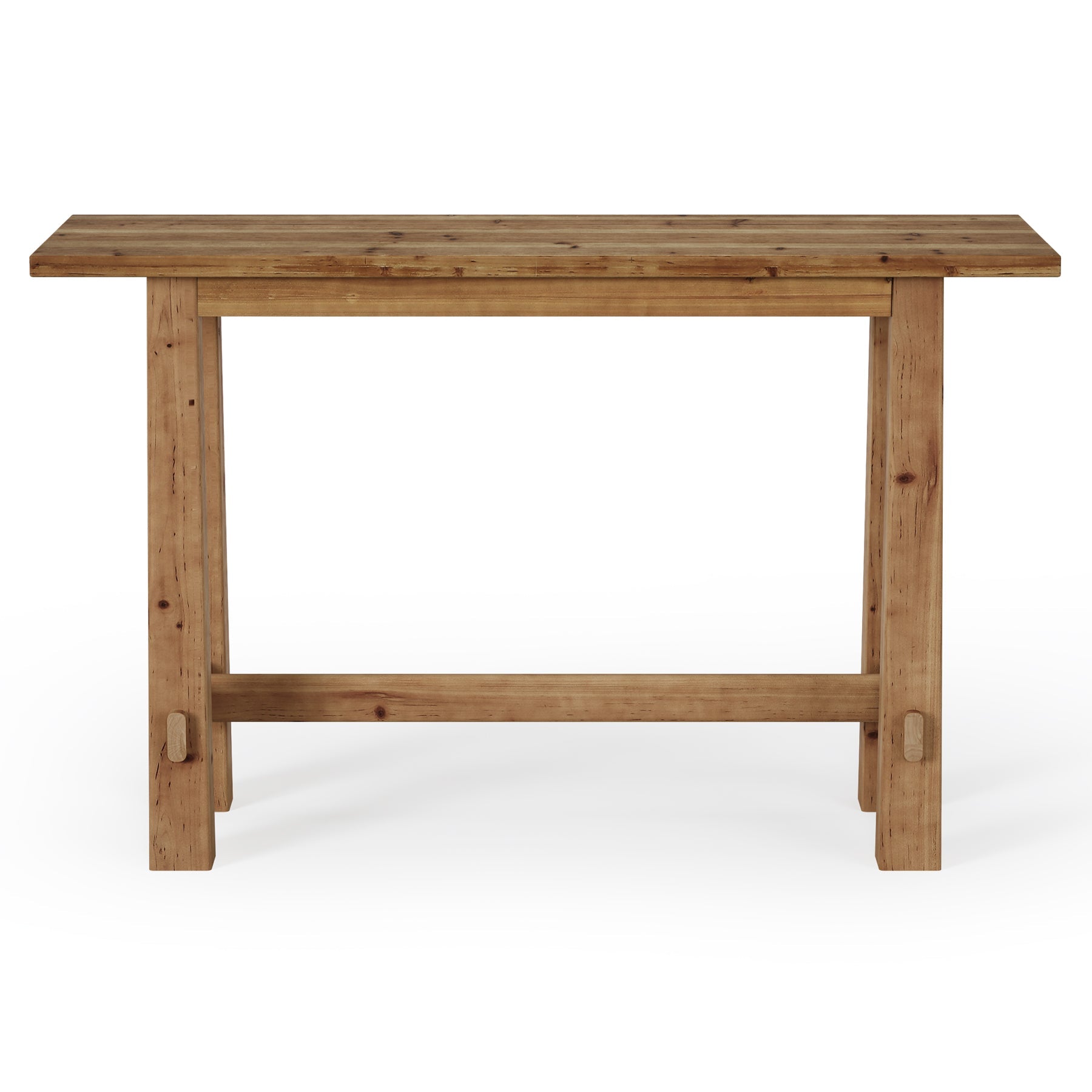 63" Bar Table, Wood Bar Height Pub Table Home Bar Unit