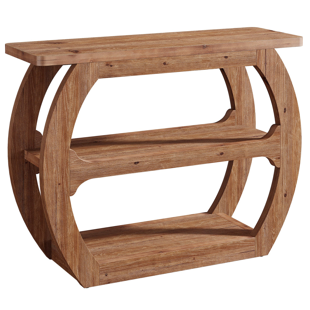 41" 2-Tier Solid Wood Console Table, Small Entryway Sofa Table, Farmhouse  Living Room