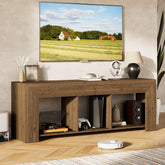 Solid Wood TV Stand, 63" Entertainment Center with Storage for 65" TV 3