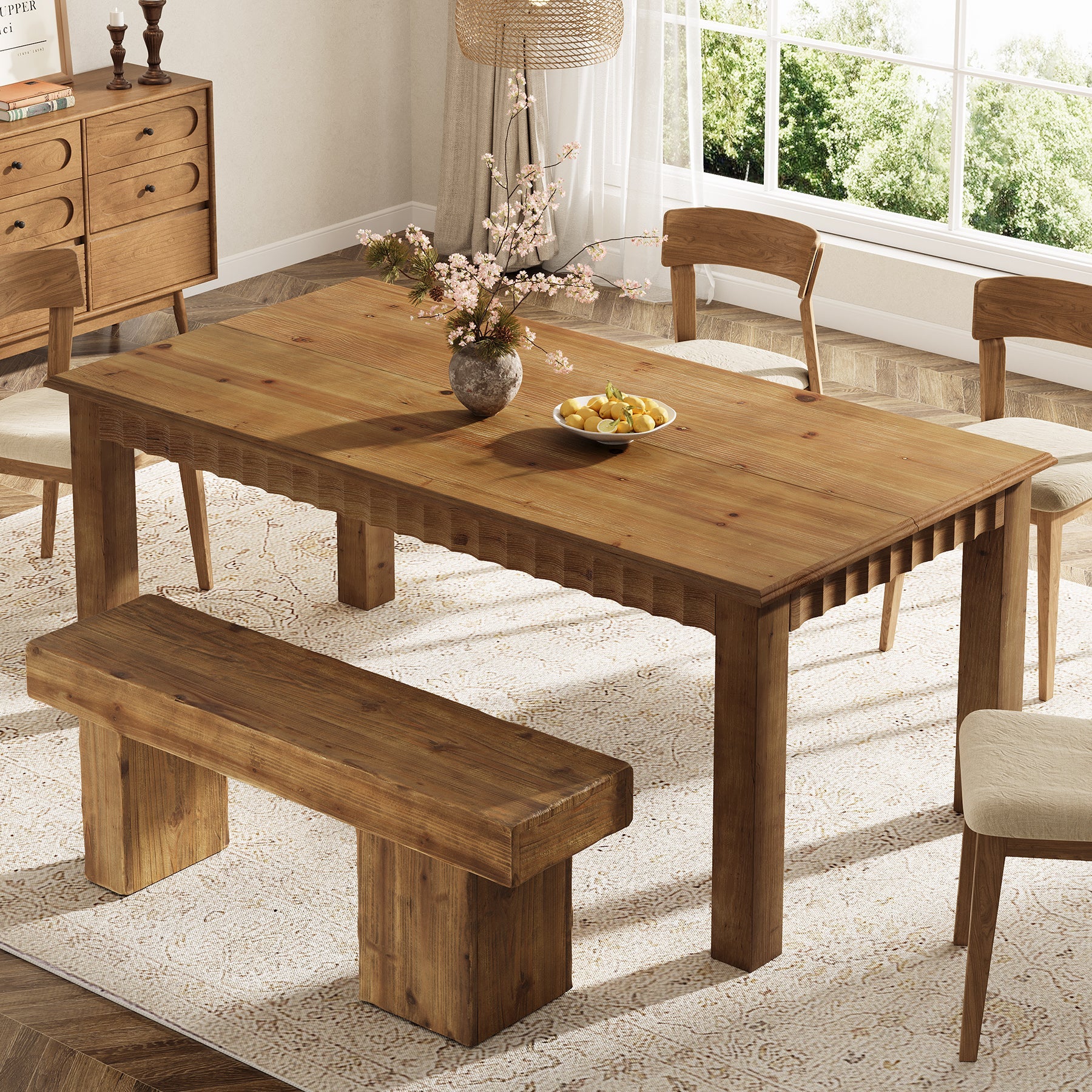 Solid Wood Dining Table