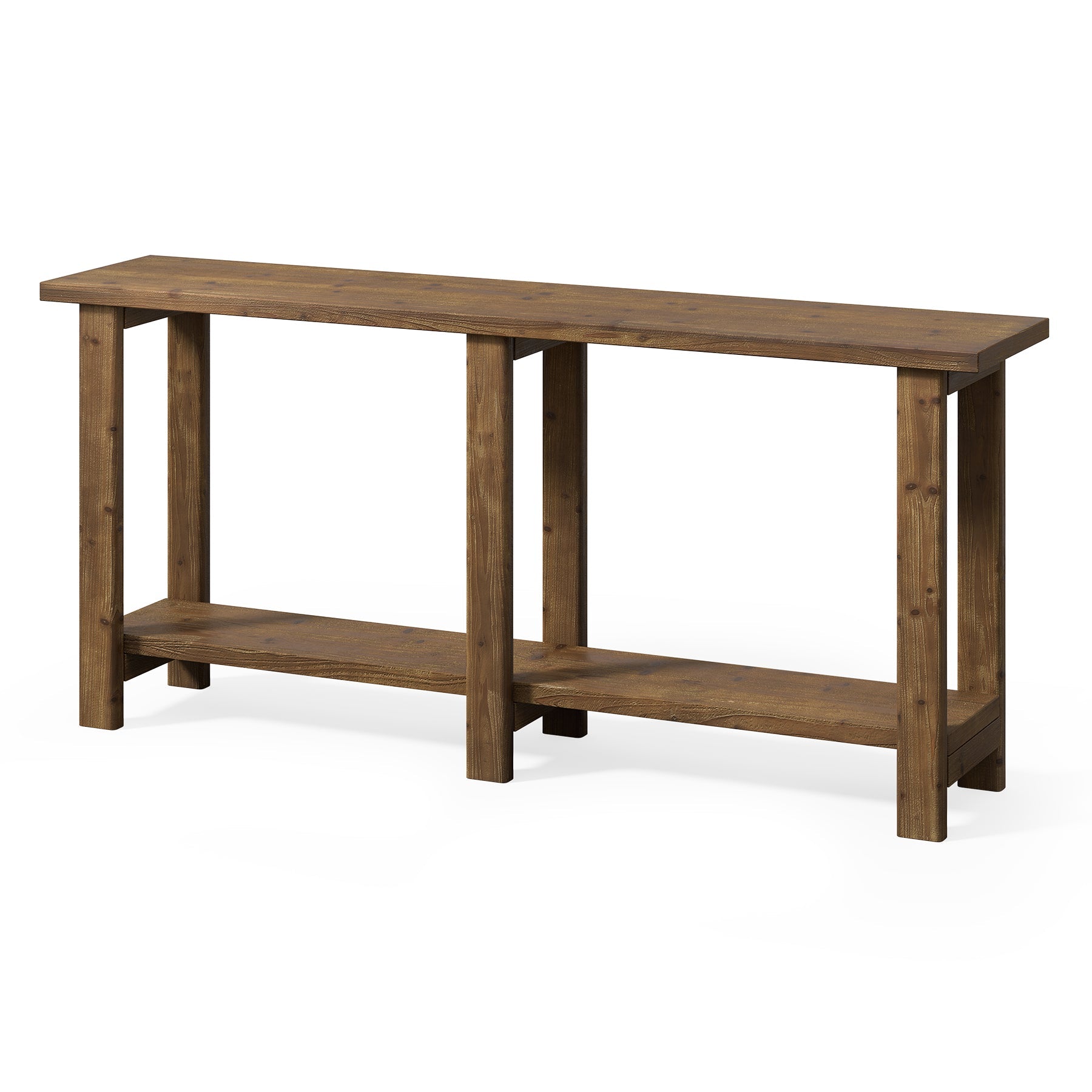Solid Wood Console Table,  70.9" Sofa Table Behind Couch for Entryway