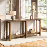 Solid Wood Console Table,  70.9" Sofa Table Behind Couch for Entryway 3