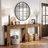 78.7" Extra Long Console Table,  Solid Wood Sofa Table with Sturdy Frame for Hallway 3