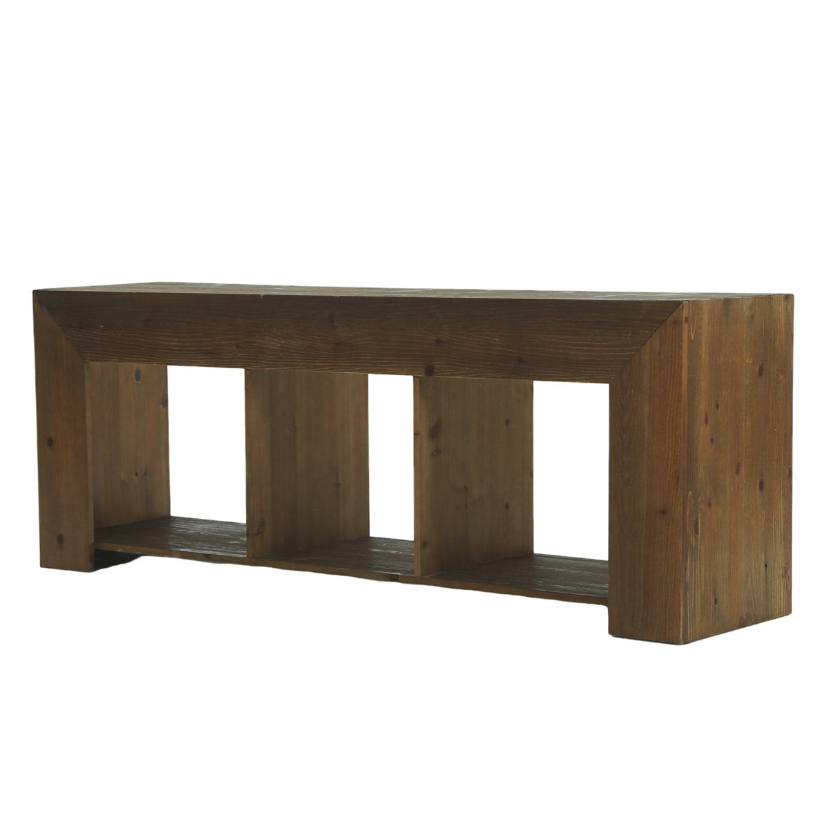 Solid Wood TV Stand, 63" Entertainment Center with Storage for 65" TV