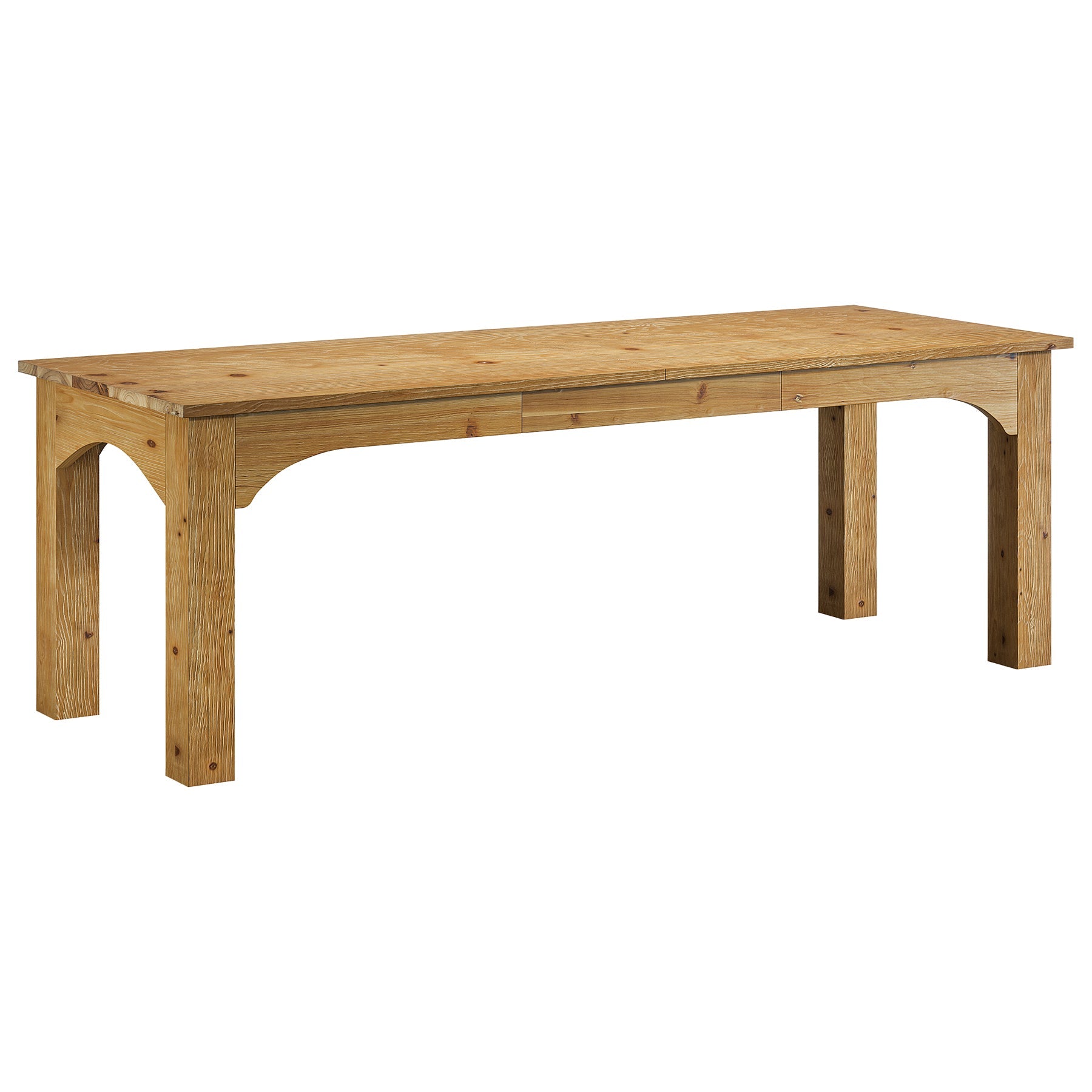 Solid Wood 2-Person Desk, 79" Long Computer Desk Double Writing Table
