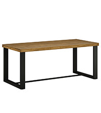 70.8" Solid Wood Dining Table, Farmhouse Kitchen Table for 6-8 for Dining Room
